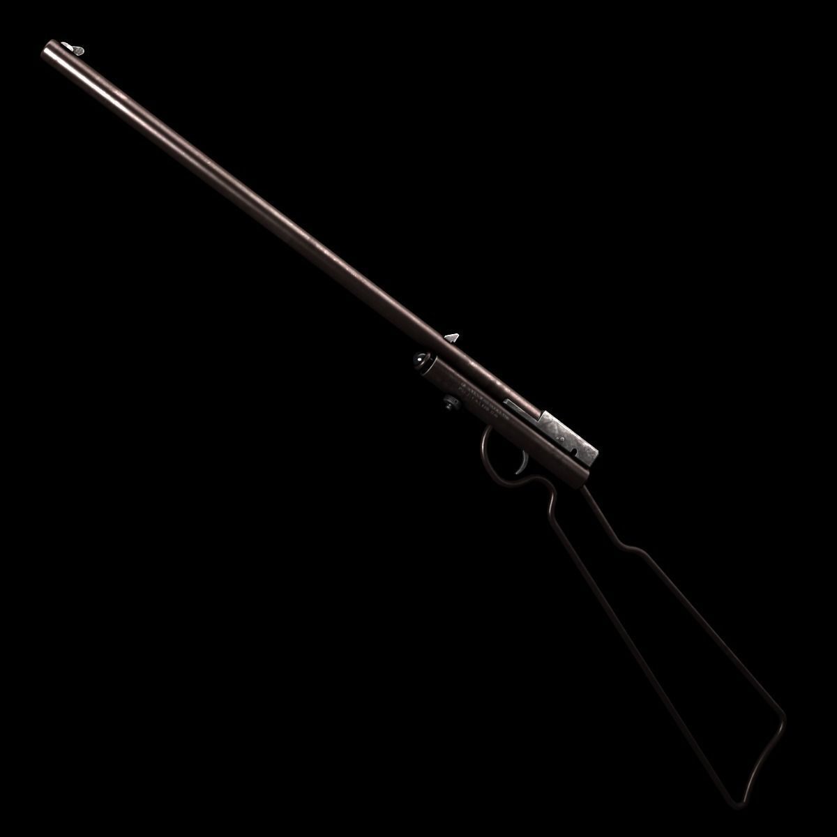 3D model Quackenbush Bicycle Pump Rifle VR / AR / low-poly | CGTrader