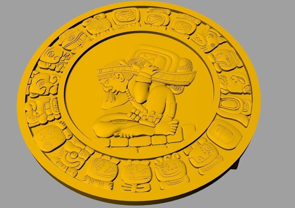 Mayan Belt Buckle