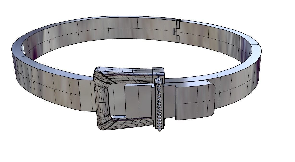 Bracelet Belt 3D Model 3D printable STL