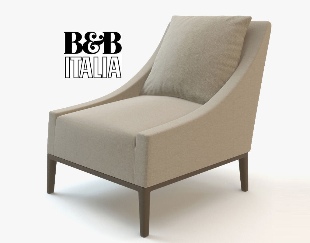 Armchair 3dCgtrader Bb Italia Jean Lounge LqMSzVpGjU