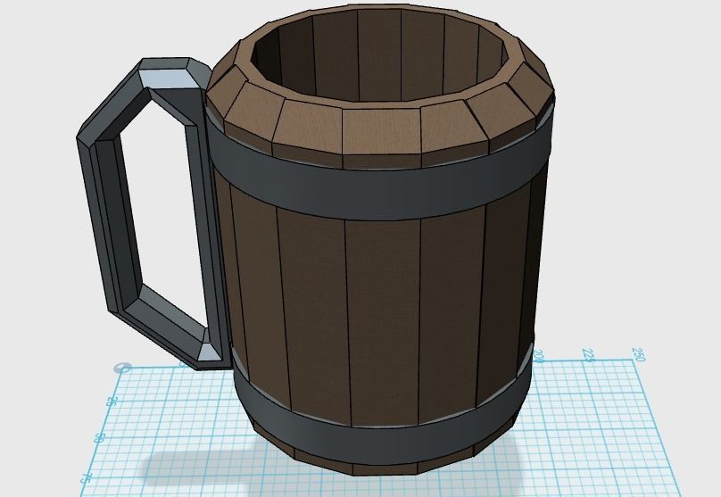 Tankard beer mug 3D model 3D printable | CGTrader
