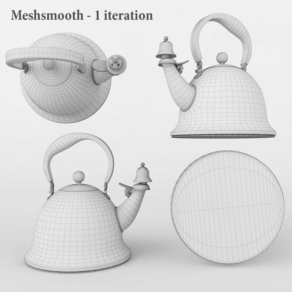 JCPenney tea kettle 3D model CGTrader