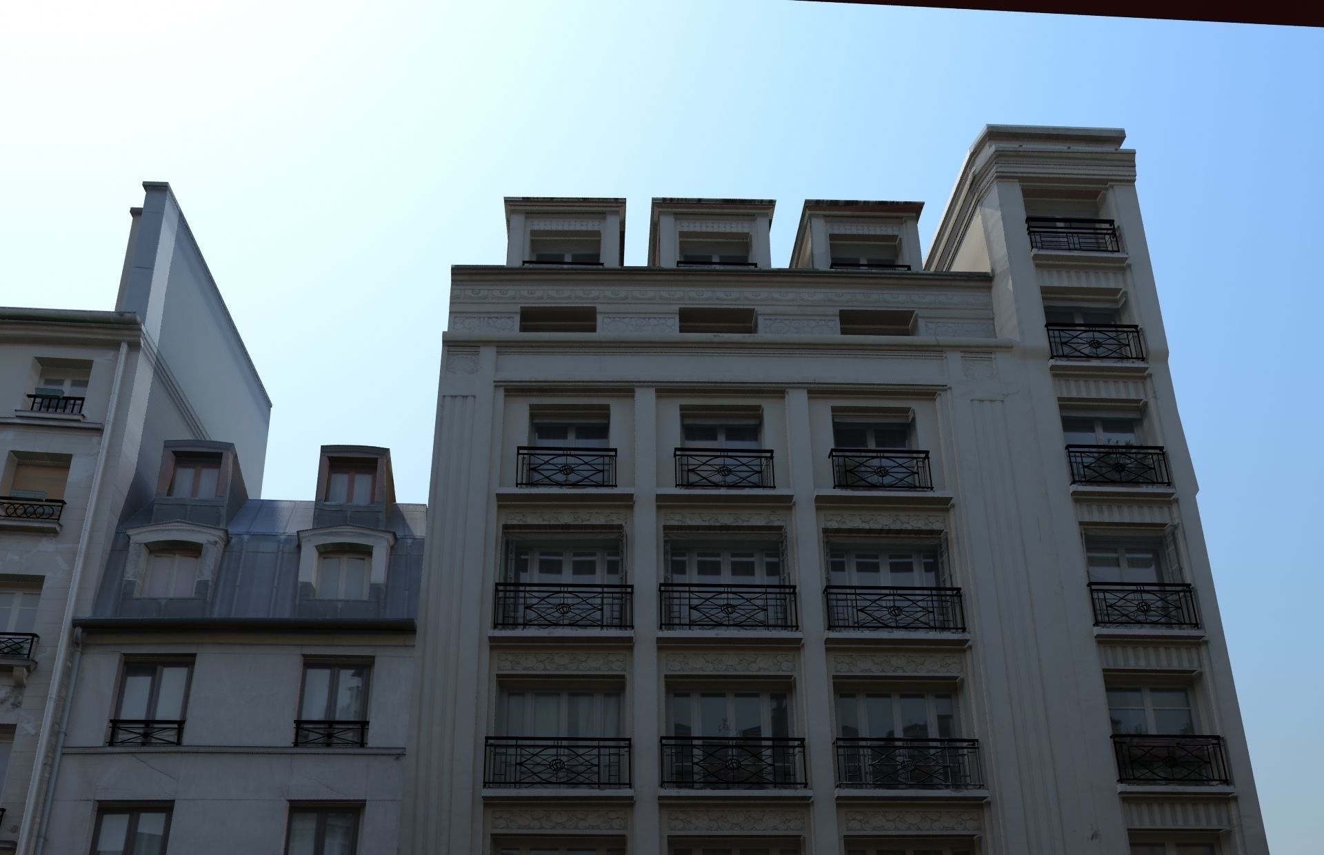 Paris street set - Rue du faubourg Saint Martin 3D model | CGTrader