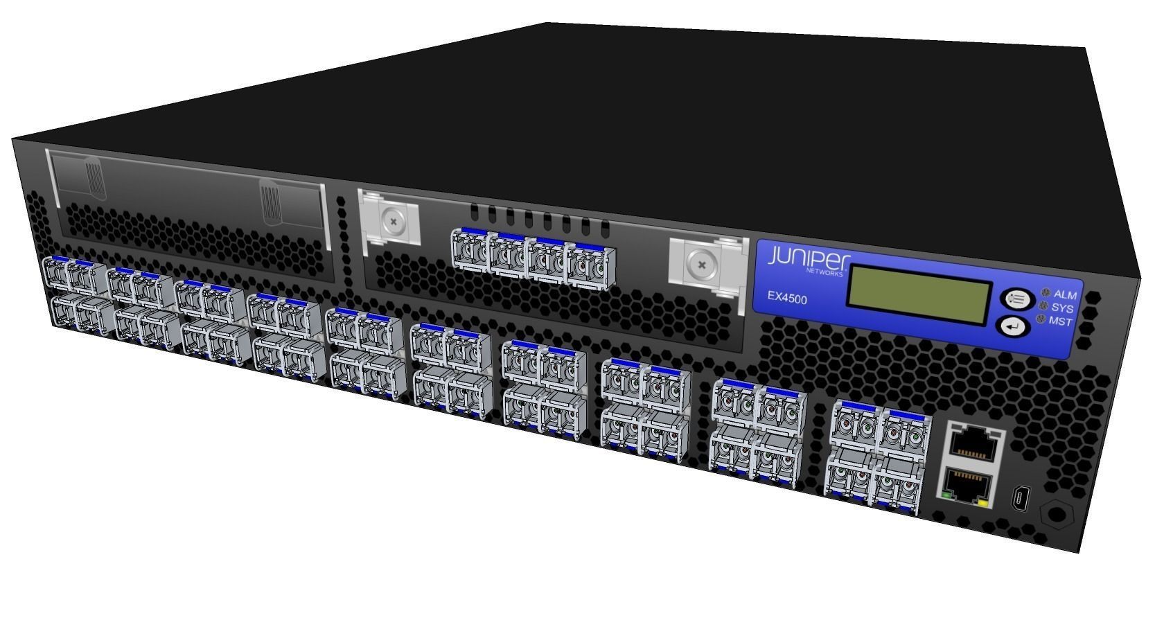 Juniper EX4550 Layer 3 Network Device free 3D model CGTrader