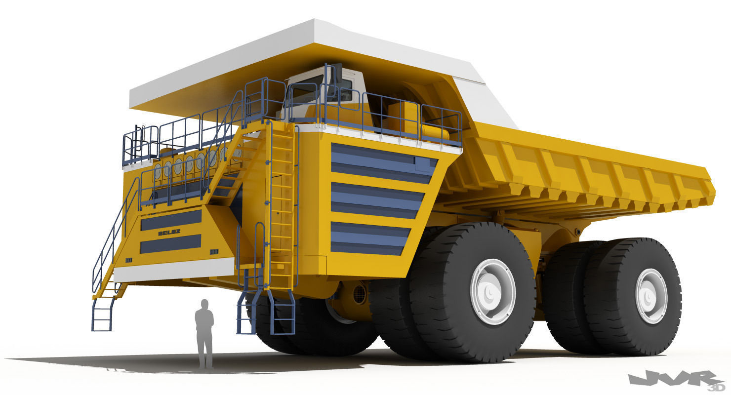 Belaz 75710 Mining Truck 3D Model MAX OBJ 3DS FBX | CGTrader.com