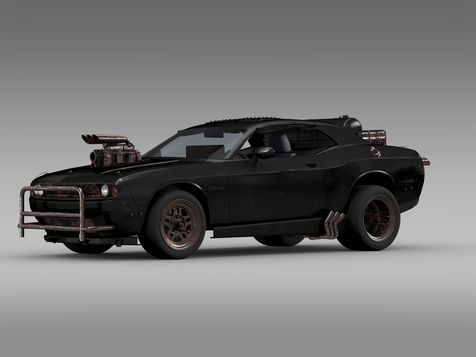 dodge challenger interceptor Mad Max Fight Interceptor Dodge Challenger 3D Model OBJ dodge challenger interceptor Mad Max Fight Interceptor Dodge Challenger 3D Model OBJ