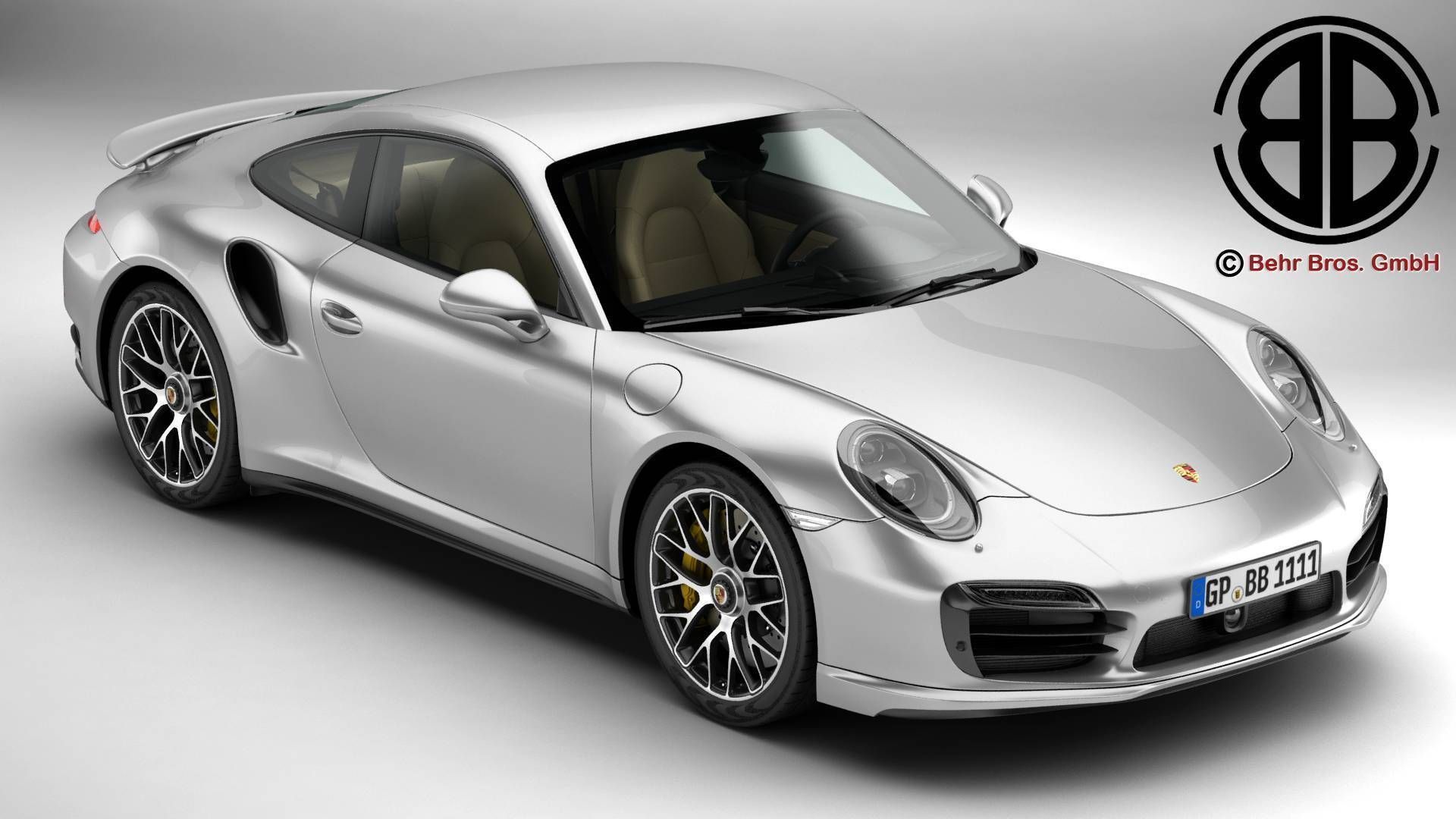 Porsche 911 Turbo S 2014 3D model