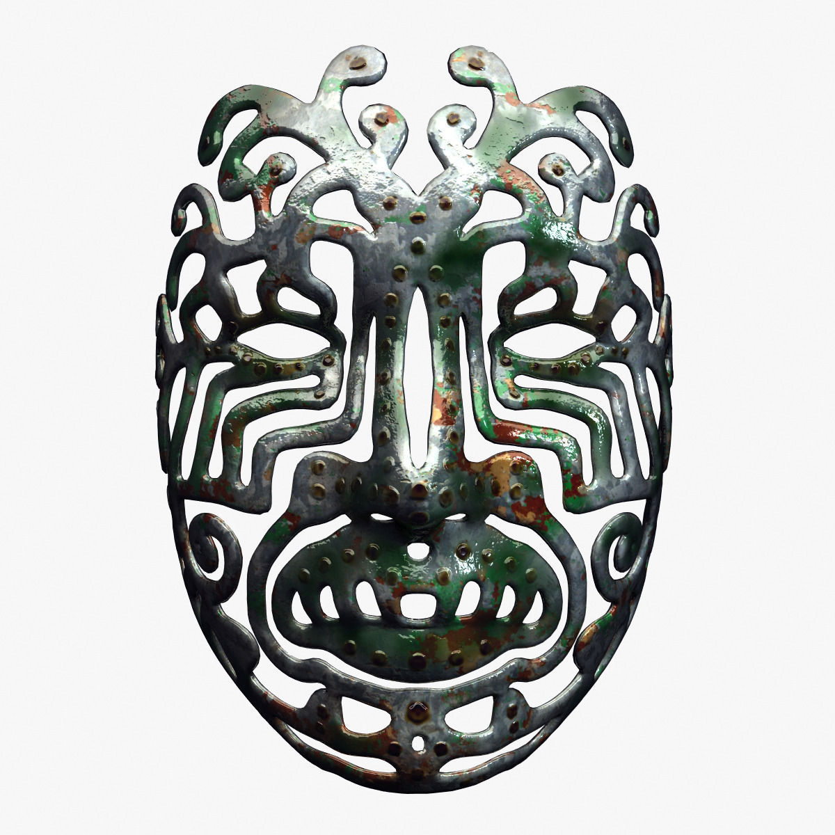 Tribal Metal Mask