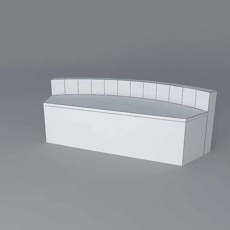 Radius Grill With Back Splash free 3D model CGTrader