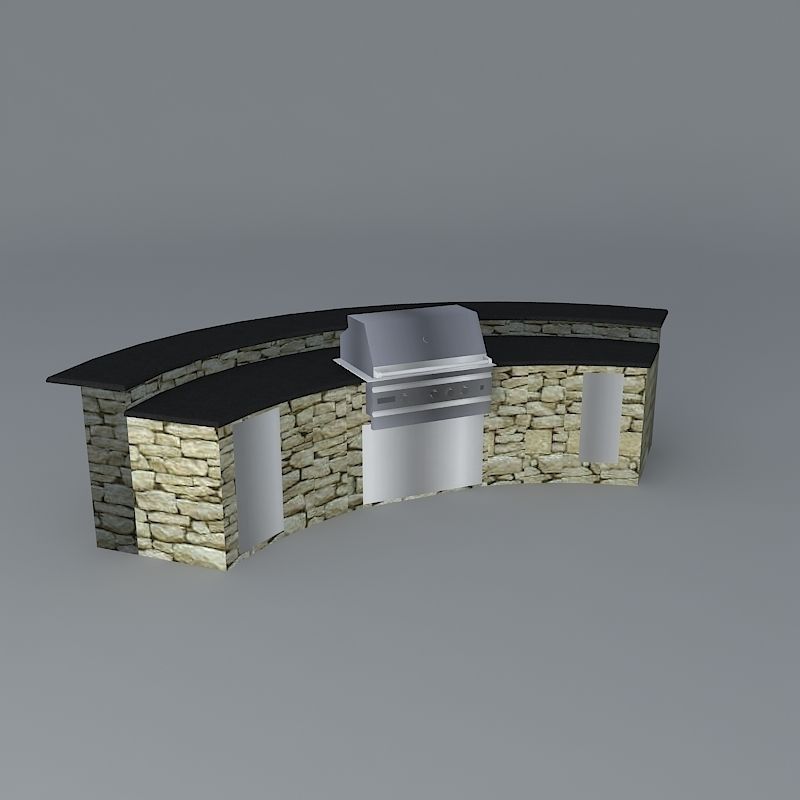 Radius Grill free 3D model CGTrader