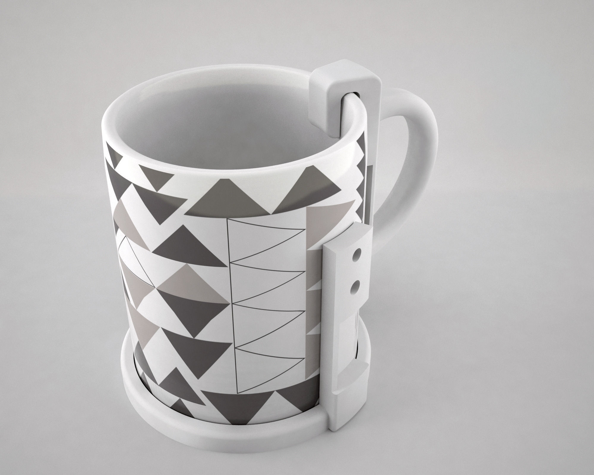 Cup Handle 3D model 3D printable | CGTrader