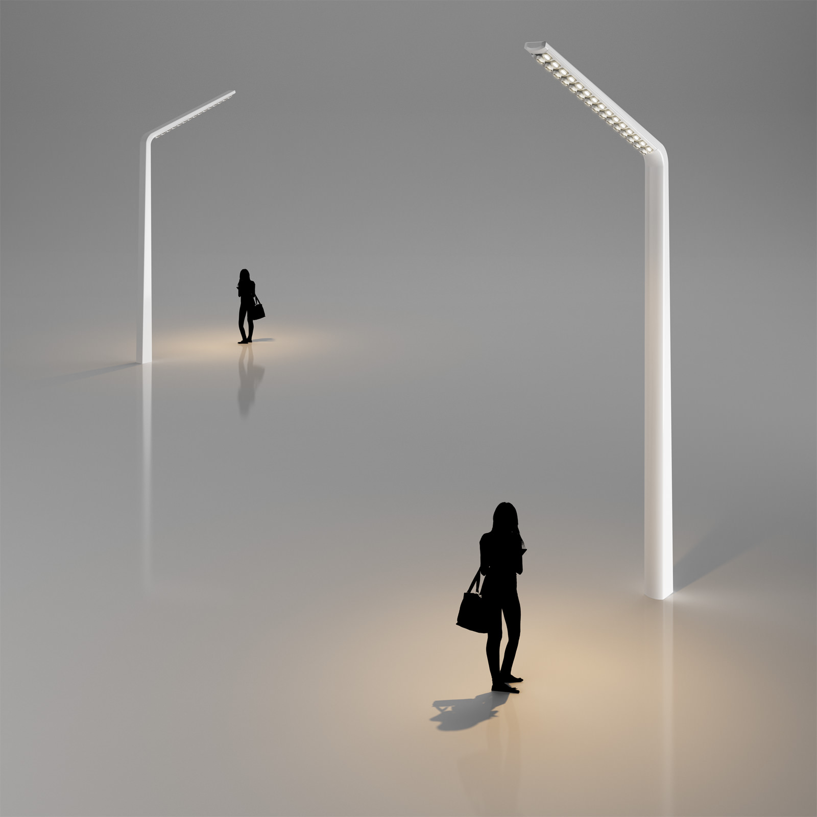 Modern Street Lamp 3D Model MAX OBJ 3DS C4D