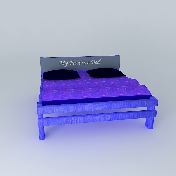 The Dizzy and Lazy Bed Kraft Furniture ® ( free 3D model CGTrader