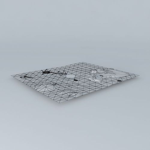 Moon Terrain free 3D Model .max .obj .3ds .fbx .stl .dae