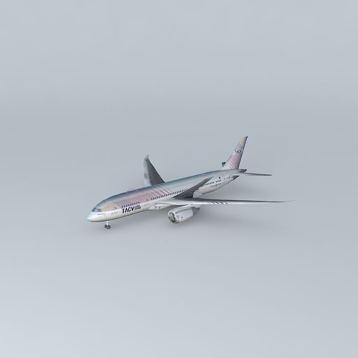 Boeing 787 800 TACV Free 3D model