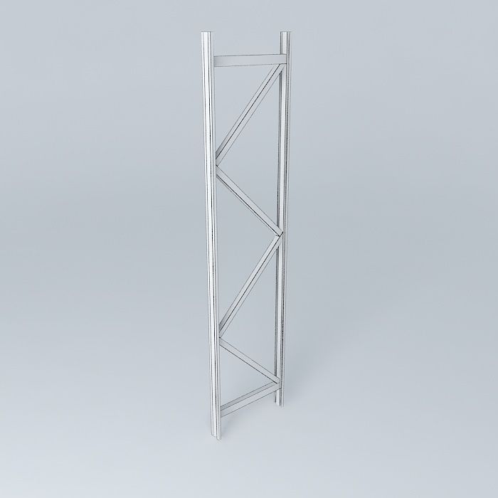 upright storage rack 3D model | CGTrader