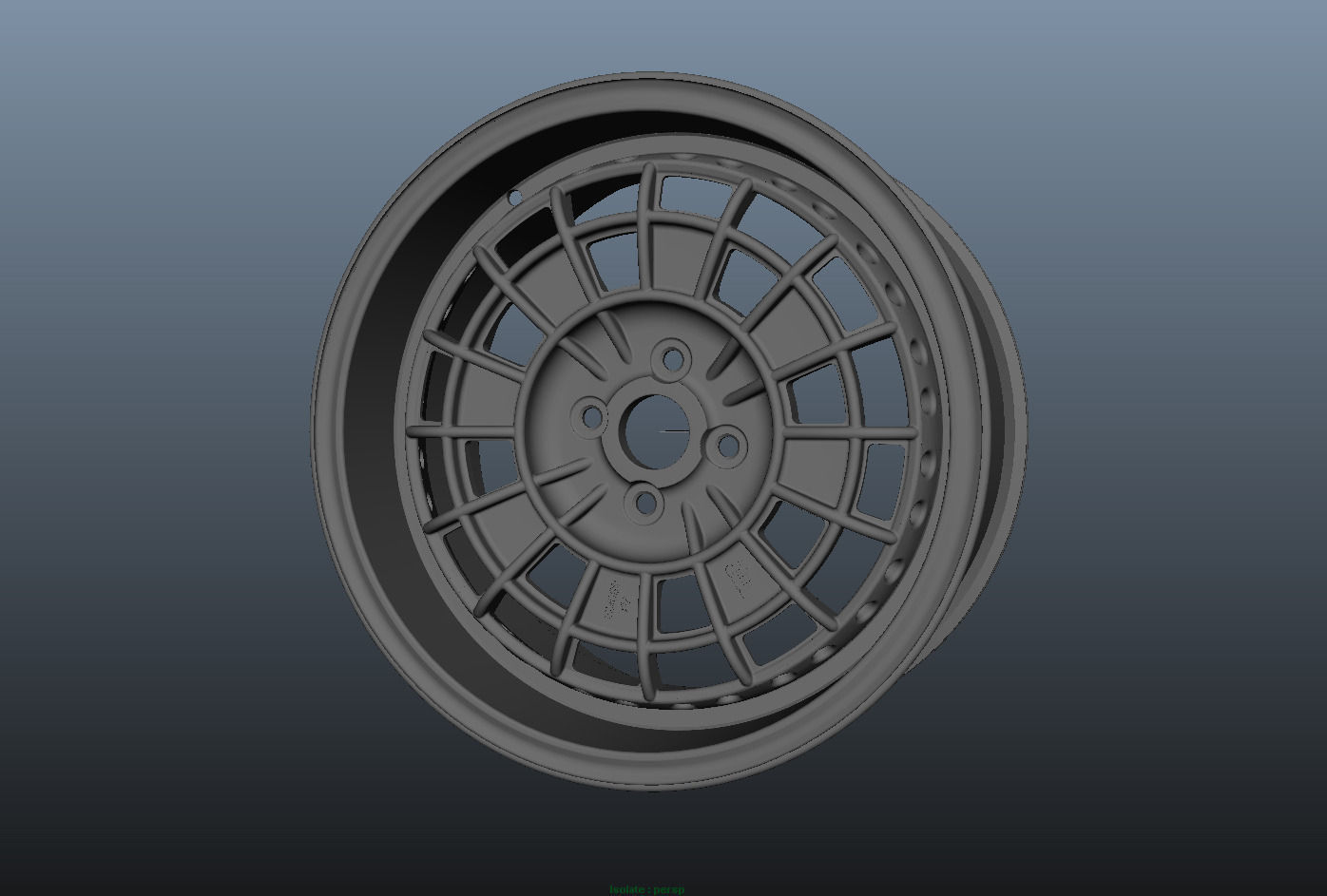 Mugen NR10R 16in JDM rare rim - RIM ONLY - 3D model | CGTrader
