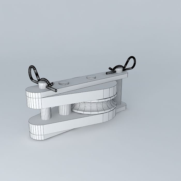 Davit Simple 3D model CGTrader