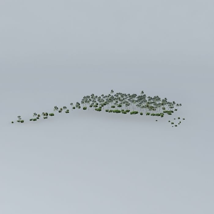 Coconut trees 26 Mangrove 01 Palmyra Island free 3D model | CGTrader