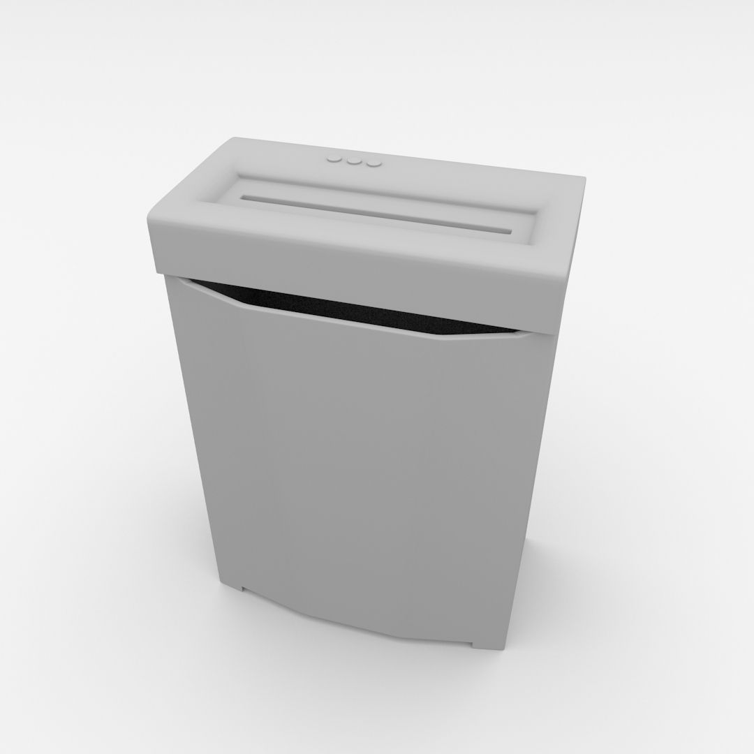 Paper Shredder 3D model CGTrader