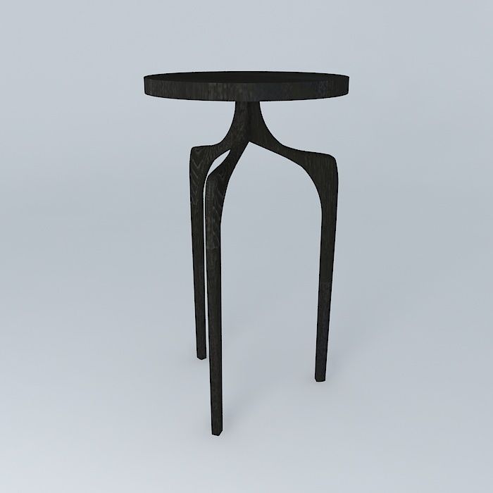 3D Tall Skinny Side Table | CGTrader
