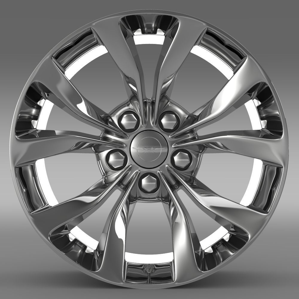 Chrysler 300 Limited 2015 rim 3D model