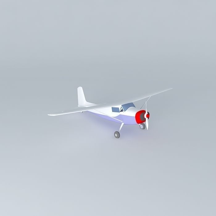 Cessna 180 Free 3D model