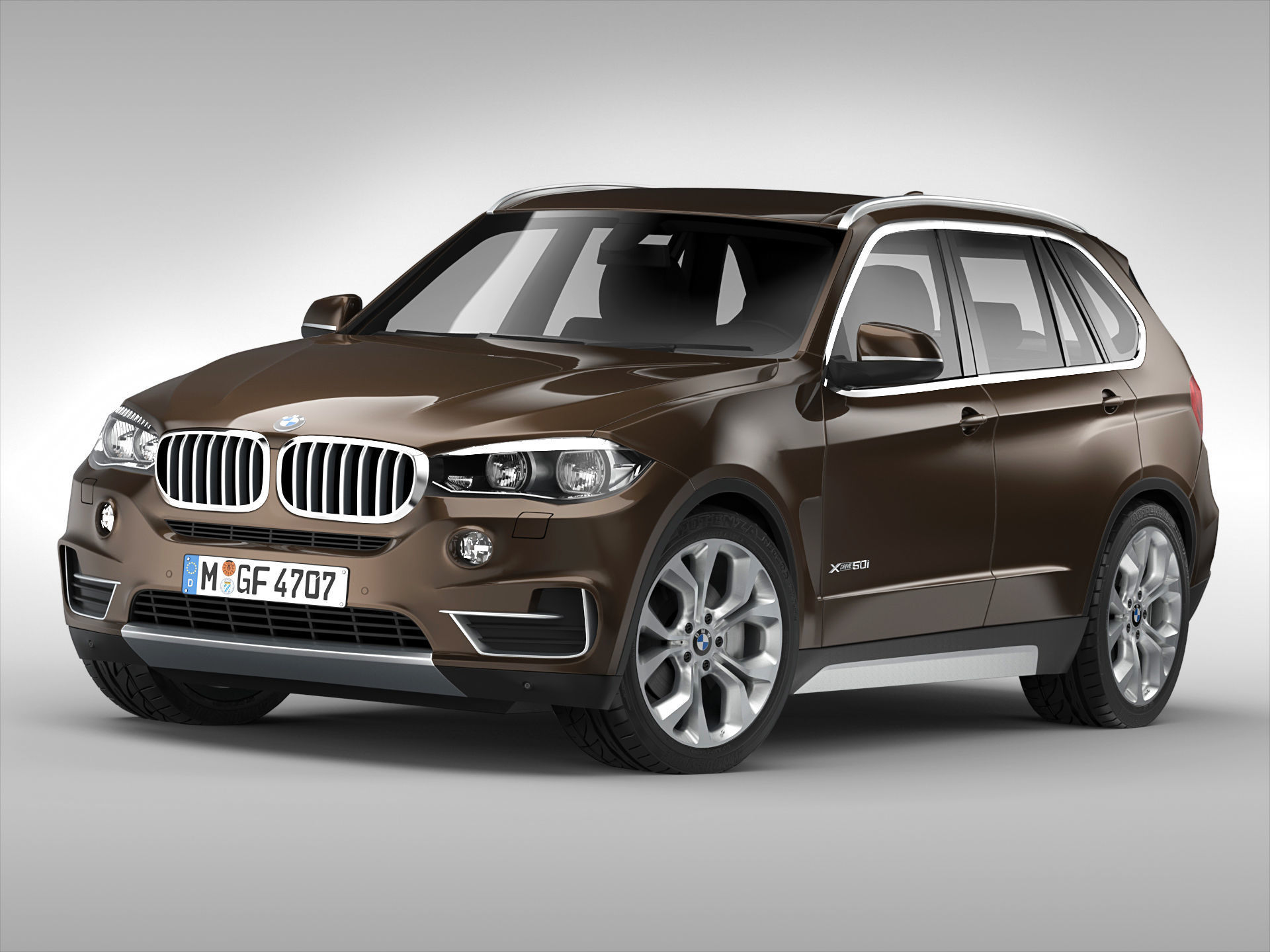 BMW X5 F15 2014 3D Model MAX OBJ 3DS FBX MA MB | CGTrader.com