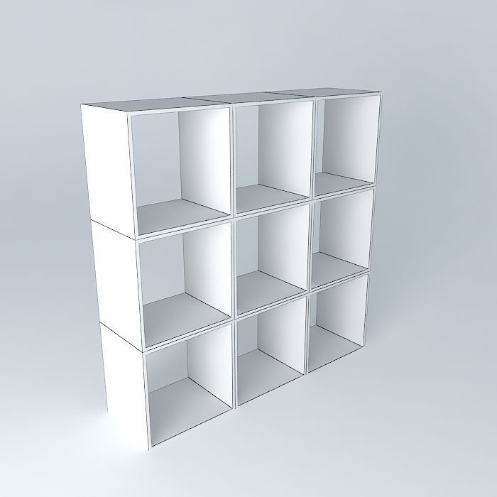 shelf Target Target bookshelf free 3D model CGTrader