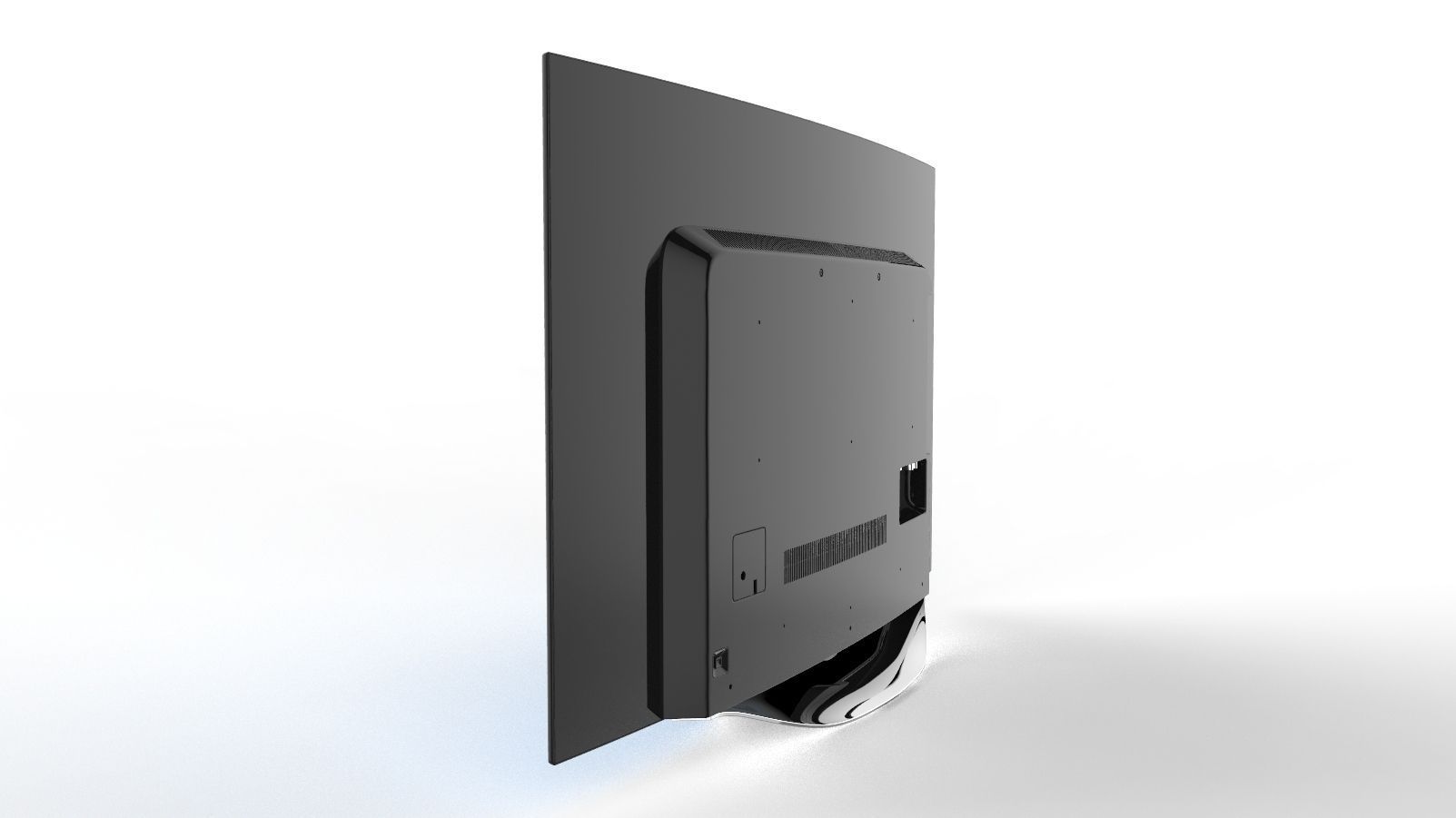 LG 55EC9300 Curved OLED TV 3D Model OBJ 3DS FBX C4D DAE
