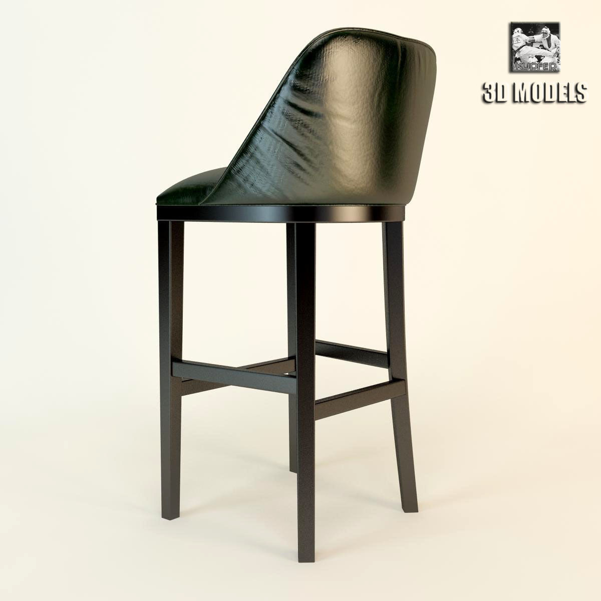 3d Baxter Decor Bar Chair Cgtrader Baxter Decor Bar Chair 3d Model Max Obj Mtl 3ds Fbx 3