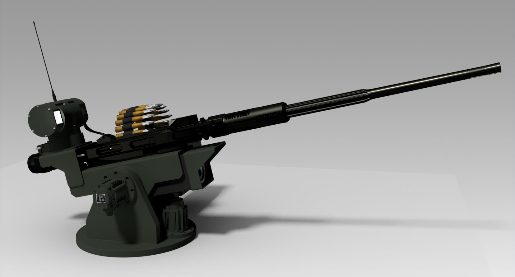 Anti aircraft Guns 3D Model CGTrader