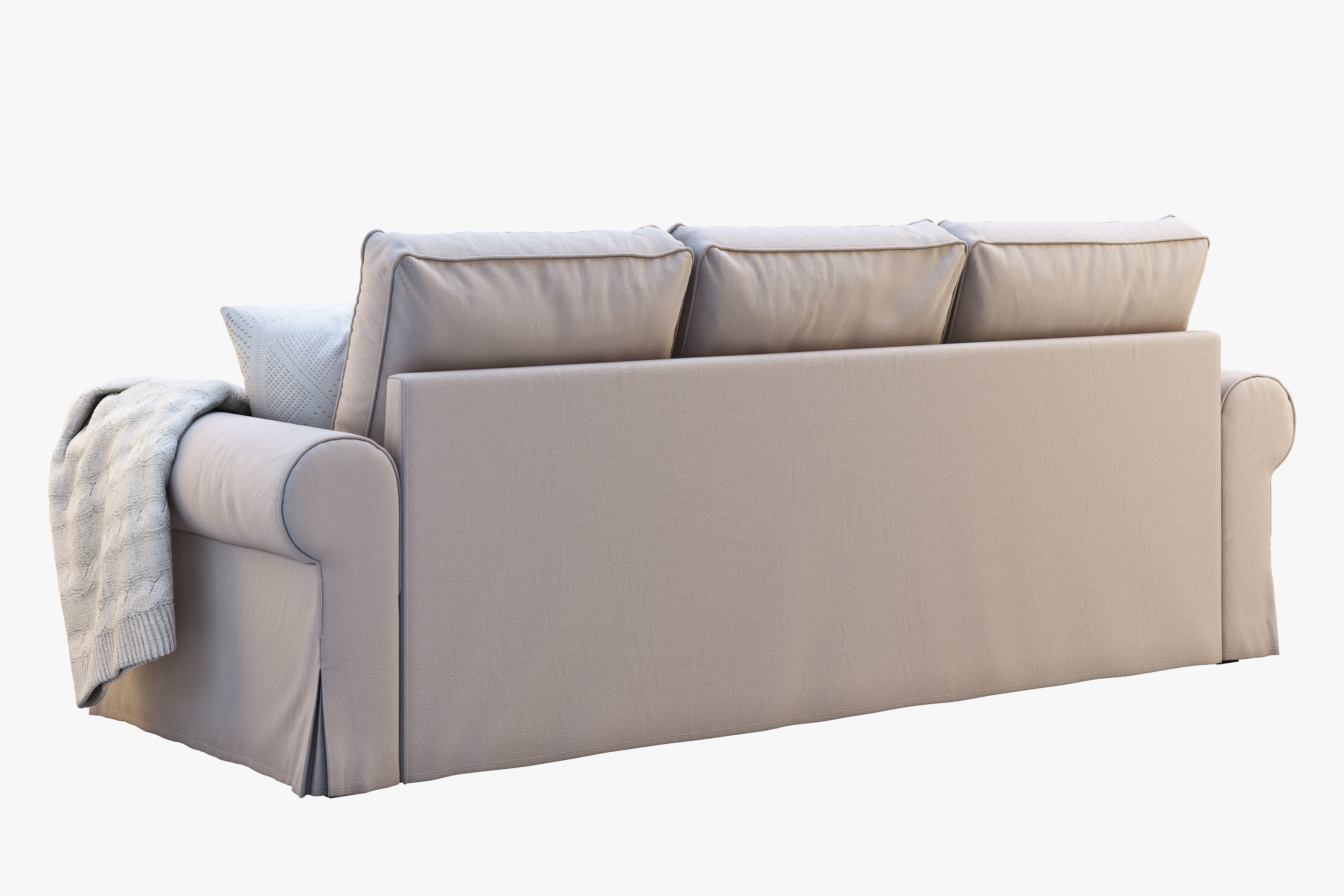 Backabro 2 sofas Ikea 3D model CGTrader