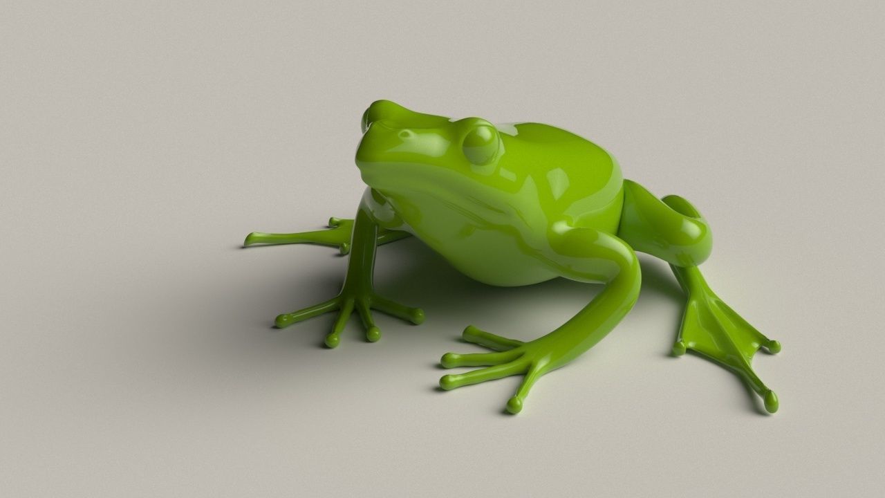 Frog basemesh 5k tris