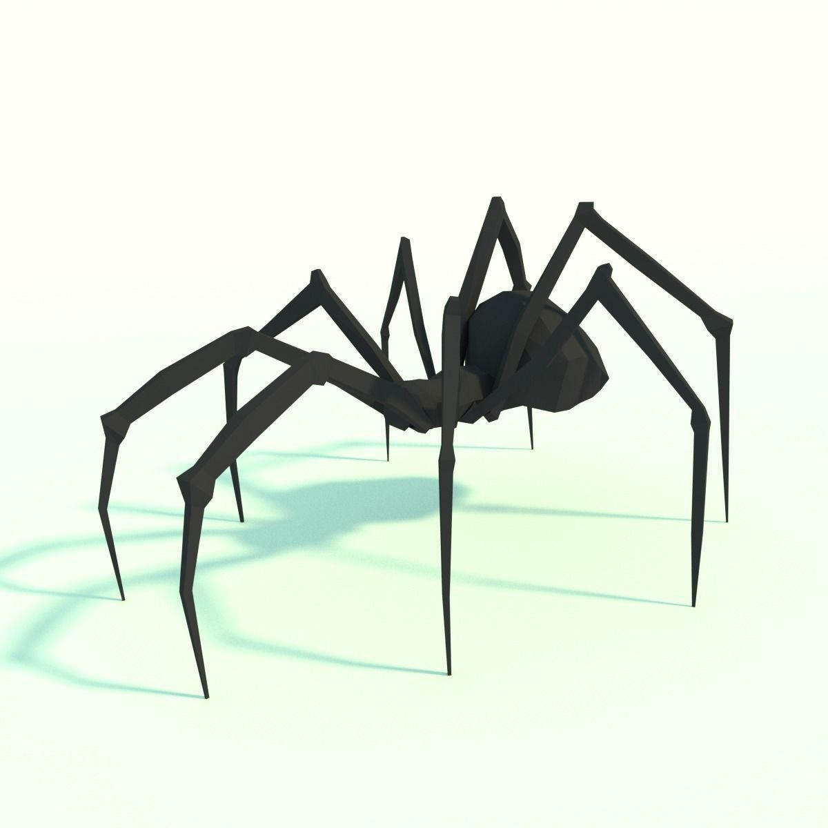 Low Poly Spider Model