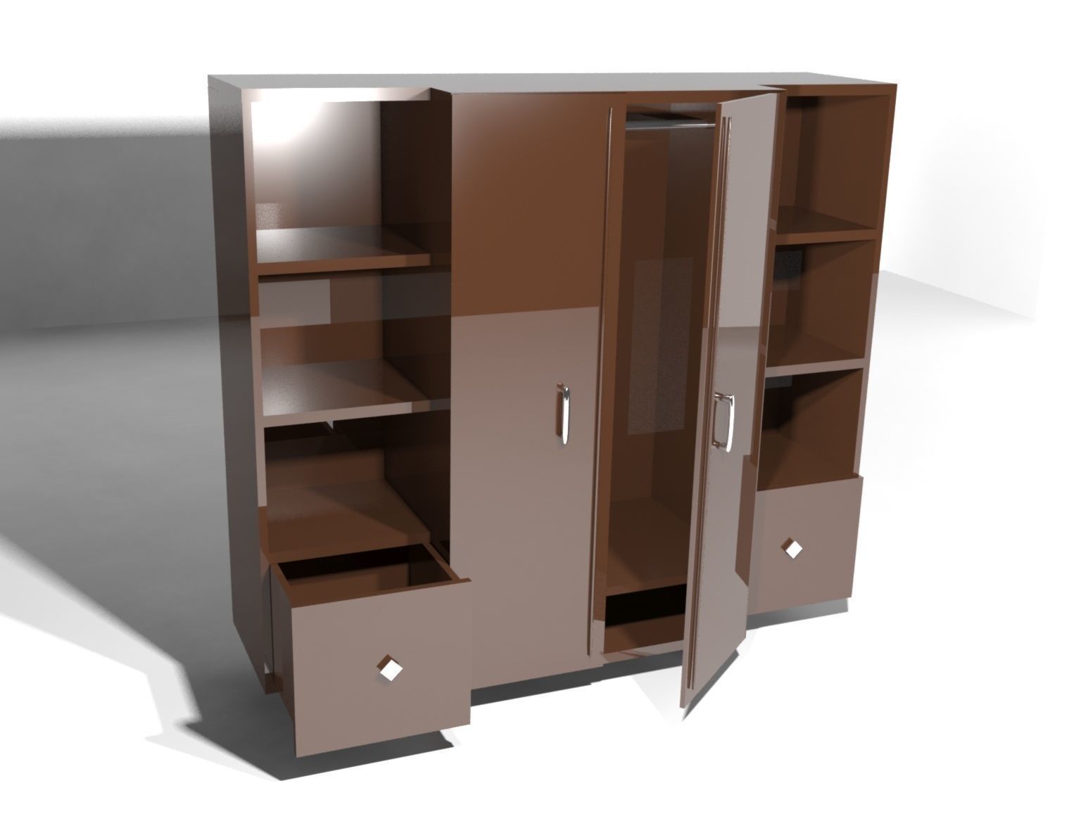 Cupboard 3D model CGTrader