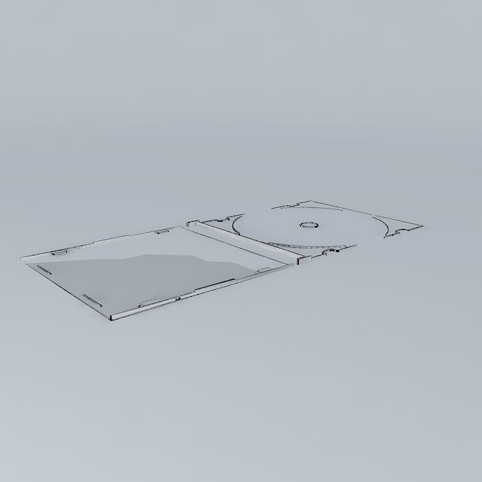CD Case free 3D model CGTrader