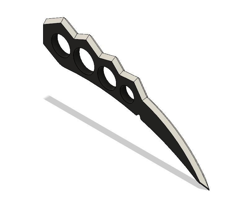 Naruto Chakra Blade 3D model 3D printable CGTrader