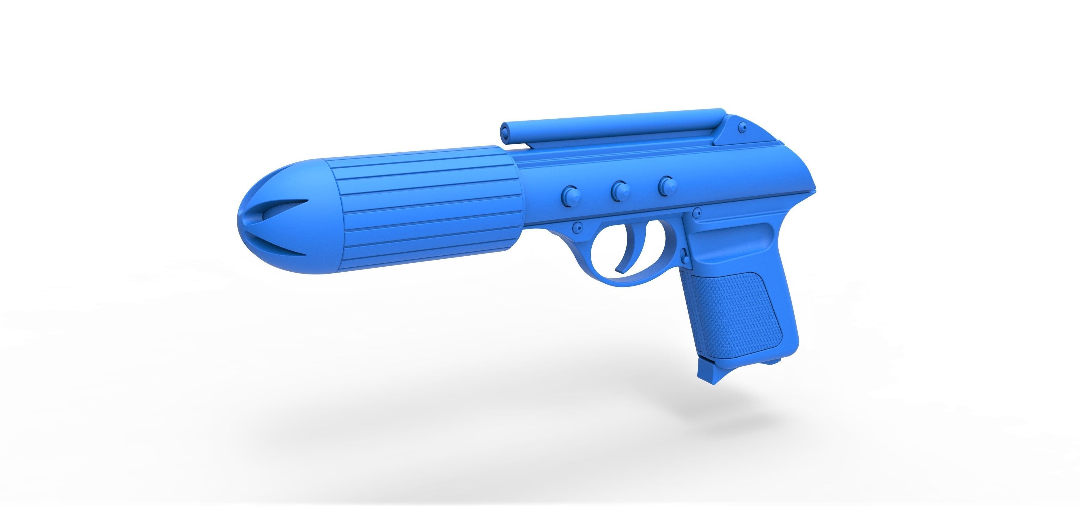 Standard issue agent sidearm J2 from the movie Men in Black 3D model