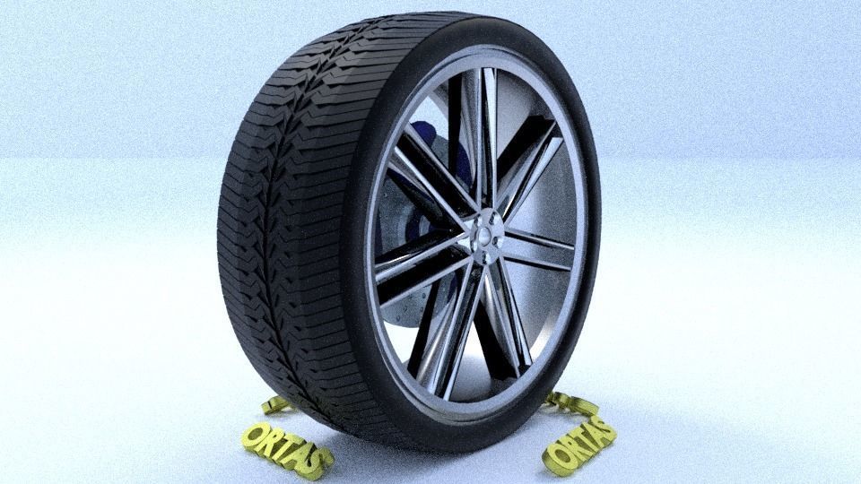 ORTAS CAR RIM 41 GAME READY RIM TIRE AND DISC