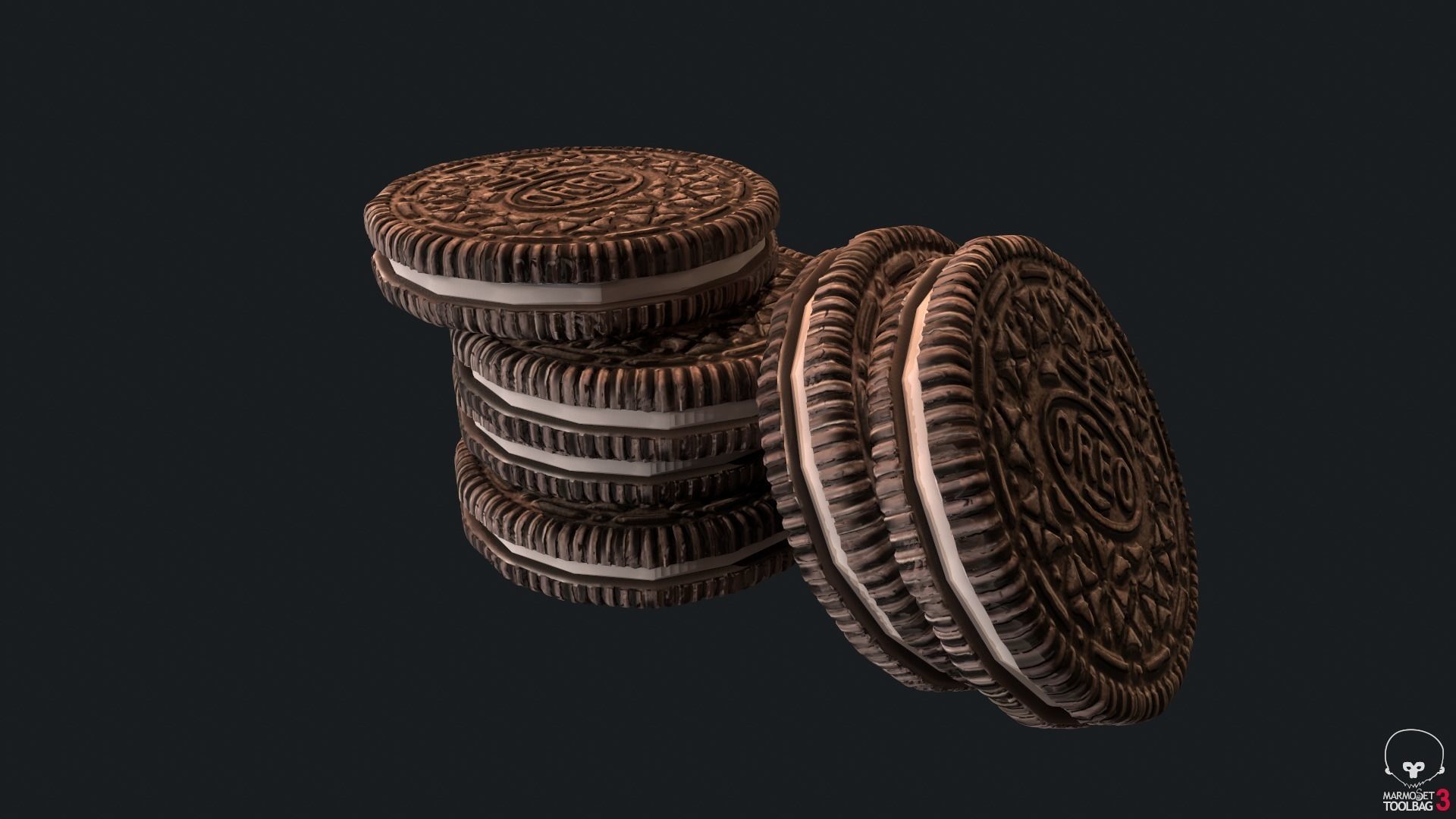 Печенье 3д модель. 3д модели орео. 3д модель печенье. oreo 3d model. кукис 3д модель.