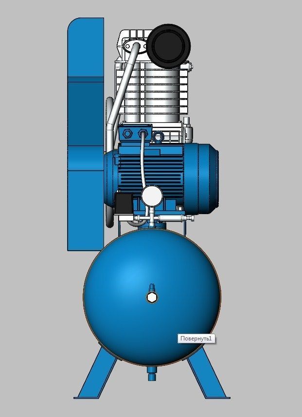 Compressor K22 3D model CGTrader
