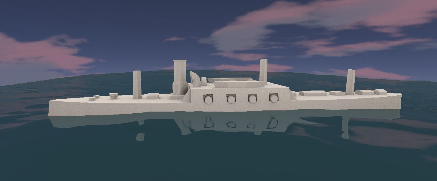 Brazilian Ironclad Brasil 3D model 3D printable | CGTrader
