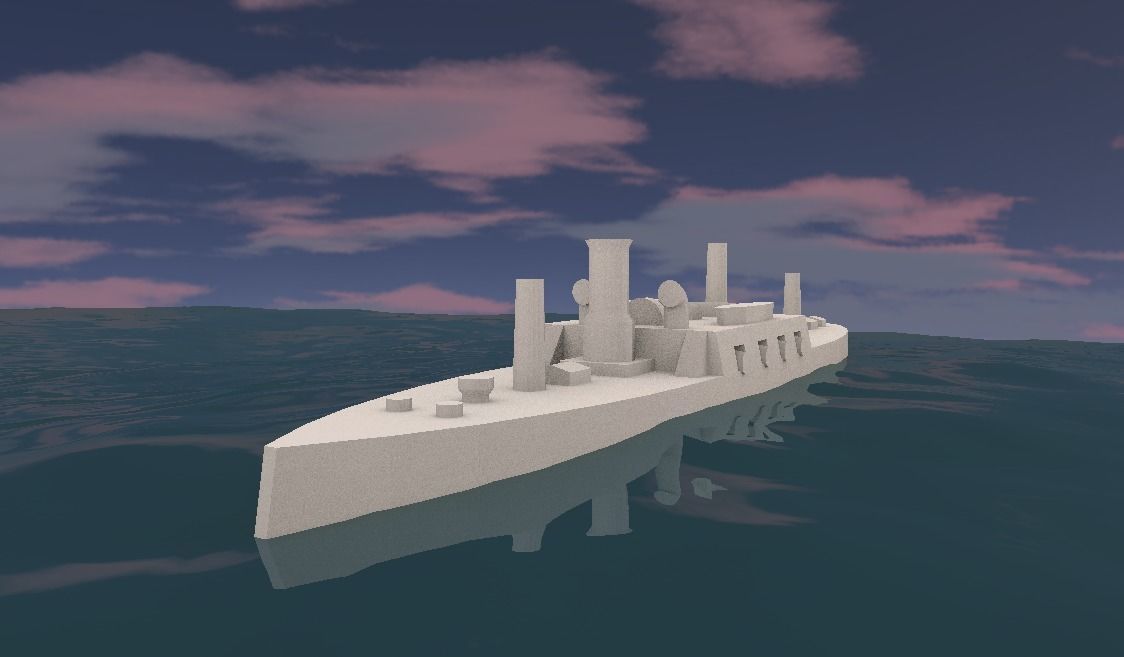 Brazilian Ironclad Brasil 3D model 3D printable | CGTrader