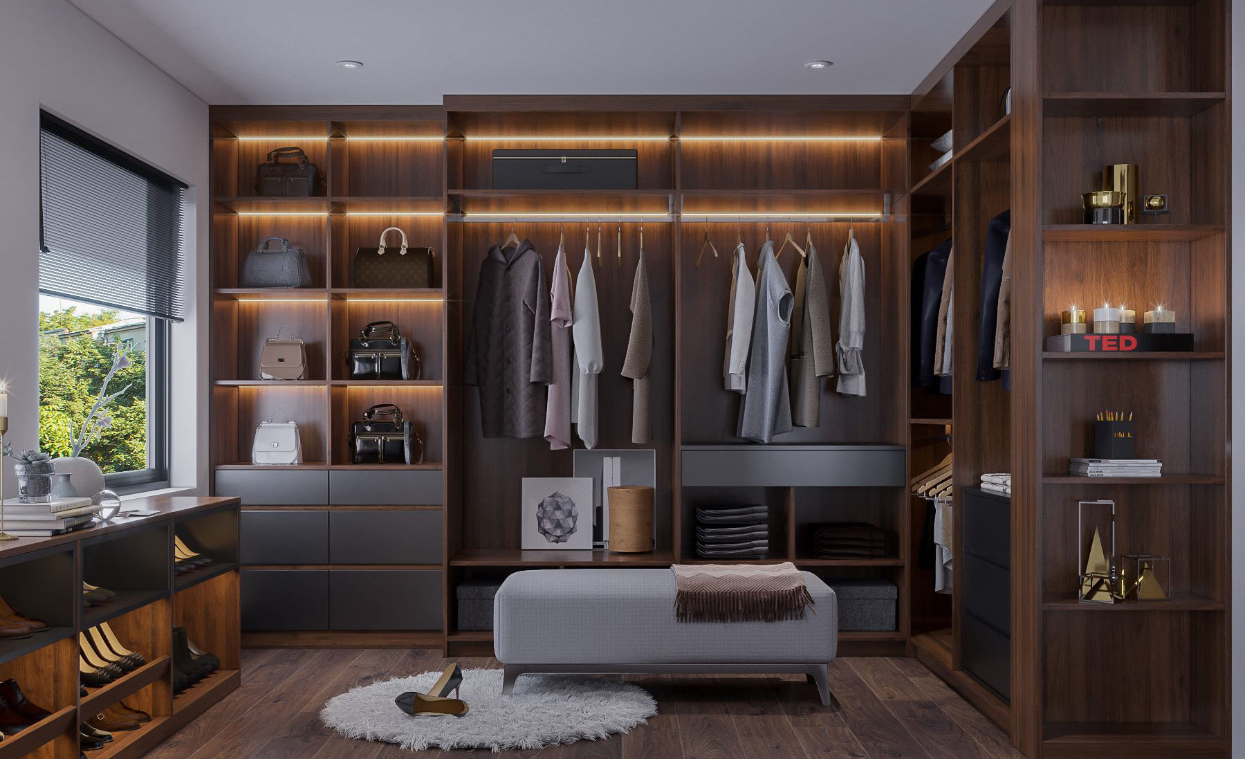 3D model Dressing room and Working room luxury CGTrader