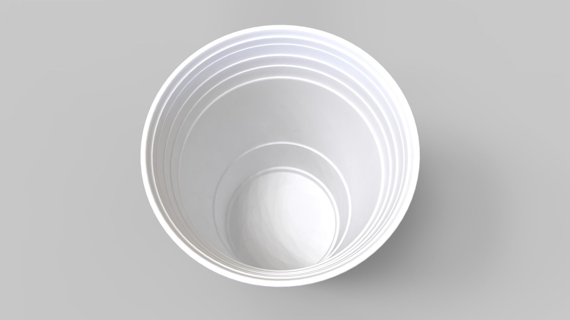 Classic Red Cup 3D model_3