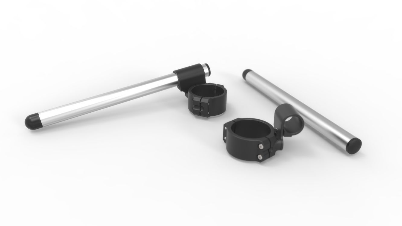 Woodcraft ClipOn Handlebars 3D CGTrader