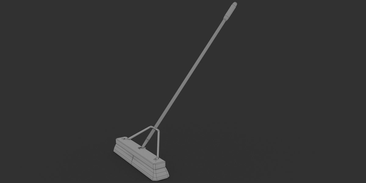 3D model Push Broom VR / AR / lowpoly CGTrader