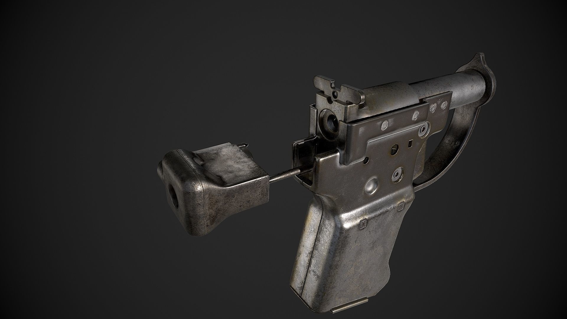 3D model FP-45 Liberator VR / AR / low-poly rigged animated | CGTrader
