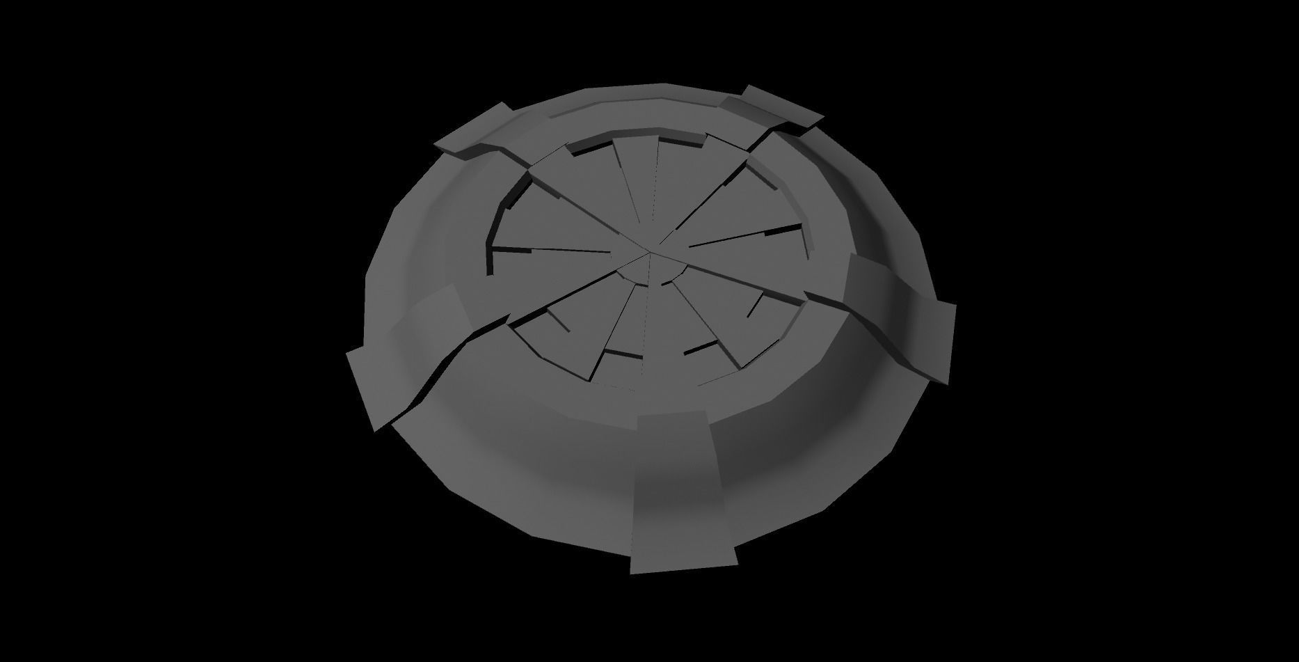 Sci-Fi Shield untextured free VR / AR / low-poly 3D model | CGTrader